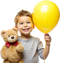 dziecko z balonem