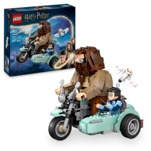 klocki LEGO Harry Potter 76443 Przejażdżka motocyklowa Hagrida i Harry'ego