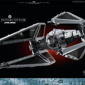 klocki LEGO Star Wars 75382 TIE Interceptor Gwiezdne Wojny Myśliwiec