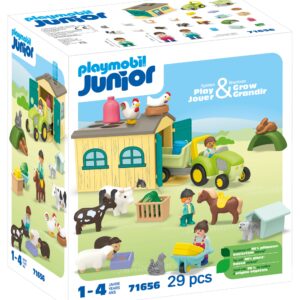 PLAYMOBIL 71656 Junior. Przygoda na gospodarstwie z traktorem